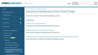 Salesforce Marketing Cloud: ExactTarget | FormAssembly Resource ...