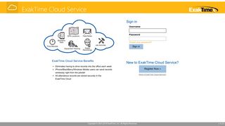 ExakTime Cloud Service