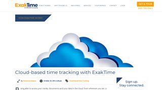 Cloud-based time tracking with ExakTime | ExakTime