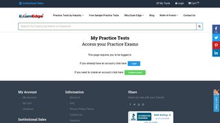 My Practice Tests - Exam Edge