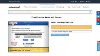 Free Exam Edge Practice Tests and Exams from ExamEdge.com