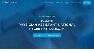 Physician Assistant - PANRE Study Test Review - Exam Master