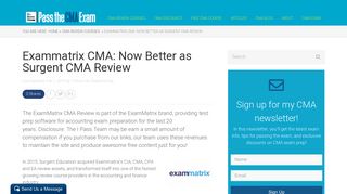 Exammatrix CMA Review: Impressive Adaptive Learning Technology