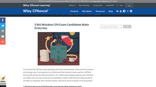 Five BIG Mistakes CPA Exam Candidates Make Every Day