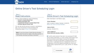 Scheduling Your Driver's License Exam - Pa. DMV