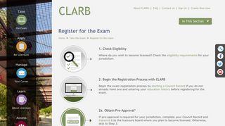 Register for the Exam - Clarb