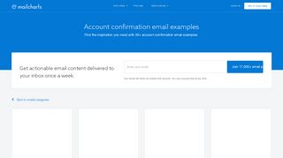 Account confirmation email examples - MailCharts