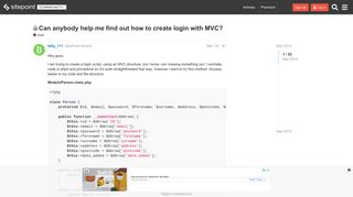 Can anybody help me find out how to create login with MVC? - PHP ...