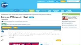 Exampro AQA Biology A Level Login - The Student Room