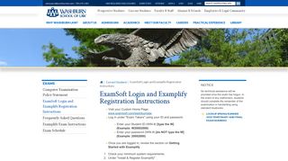 ExamSoft Login and Examplify Registration Instructions
