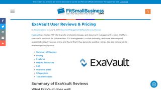 ExaVault User Reviews & Pricing - Fit Small Business