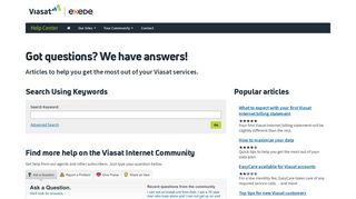 Username/Password Support - exede | Wildblue - Viasat