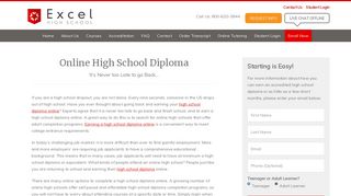 Online High School Diploma - Excel High School