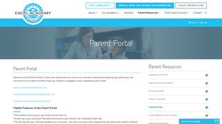 Parent Portal | Excel Academy