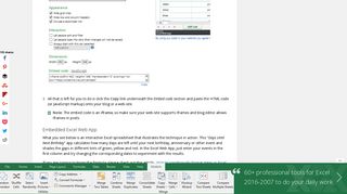 Excel Online – create web-based spreadsheets, share & publish on ...