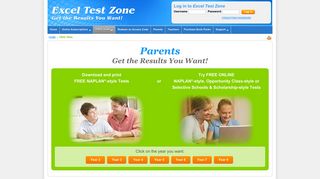 FREE Tests - Excel Test Zone