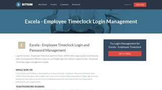 Excela - Employee Timeclock Login Management - Team Password ...