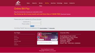 Bill Pay - Excell Broadband
