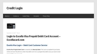 Login to Excella Visa Prepaid Debit Card Account – Excellacard.com