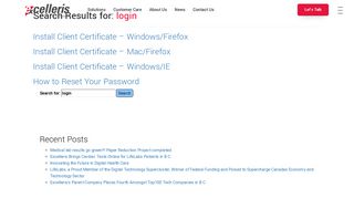 Search Results for “login” – Excelleris