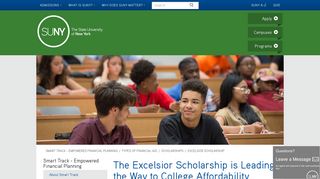 Excelsior Scholarship - SUNY
