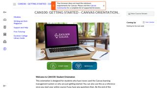 Canvas Orientation for Students - Login