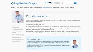 Provider Resources - Regal Medical Group