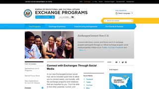Connect | Exchange Programs - Department of State