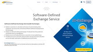 Software-Defined Exchange Service