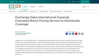 Exchange Data International Expands Evaluated Bond Pricing Service ...