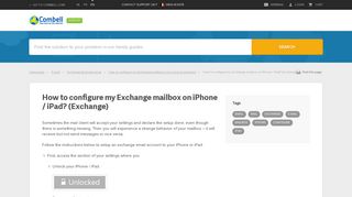 How to configure my Exchange mailbox on iPhone / iPad? (Exchange ...