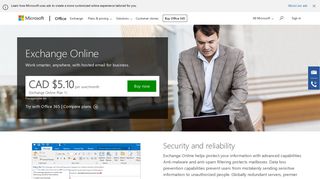 Exchange Online - Hosted Email for Business, virtually anywhere