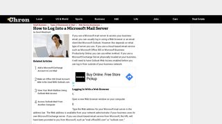 How to Log Into a Microsoft Mail Server | Chron.com