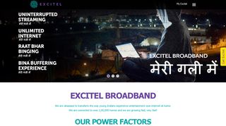 Excitel | Ultra-Fast Speed Broadband Internet in Delhi & Hyderabad