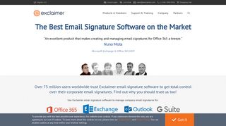 Email Signature Software - Exclaimer