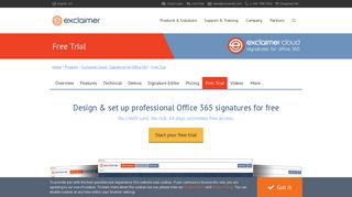 Office 365 Signature Manager | Free Trial | Exclaimer Cloud