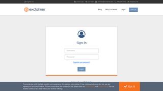 Login to Exclaimer Partner Network | Exclaimer