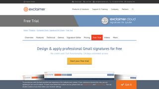 Exclaimer Cloud - Signatures for G Suite - Free Trial