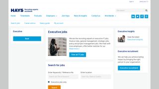 Executive jobs and Executive recruitment | Hays