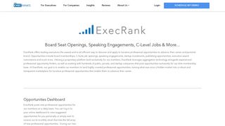 ExecRank Professional Opportunity Platform - The ExecRanks