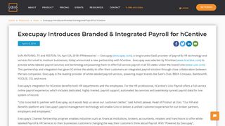 Execupay Introduces Branded & Integrated Payroll for hCentive - Uzio