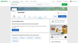 ExecuStaff Employee Benefits and Perks | Glassdoor