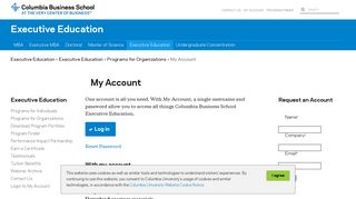 My Account | Executive Education - Columbia Business School