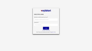 MyFabKart - Executive Login