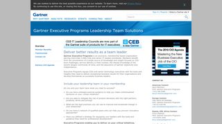 Executive Programs CIO | Gartner