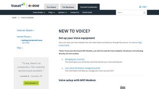 Home Phone Service Overview - Voice - Exede