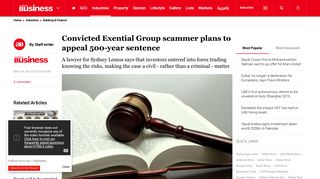 Convicted Exential Group scammer plans to appeal 500-year ...