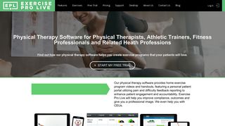 Exercise Pro Live: Physical Therapy Software