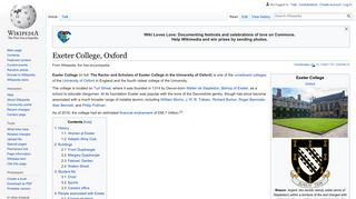 Exeter College, Oxford - Wikipedia