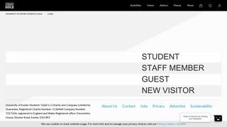 Login - University of Exeter Students' Guild